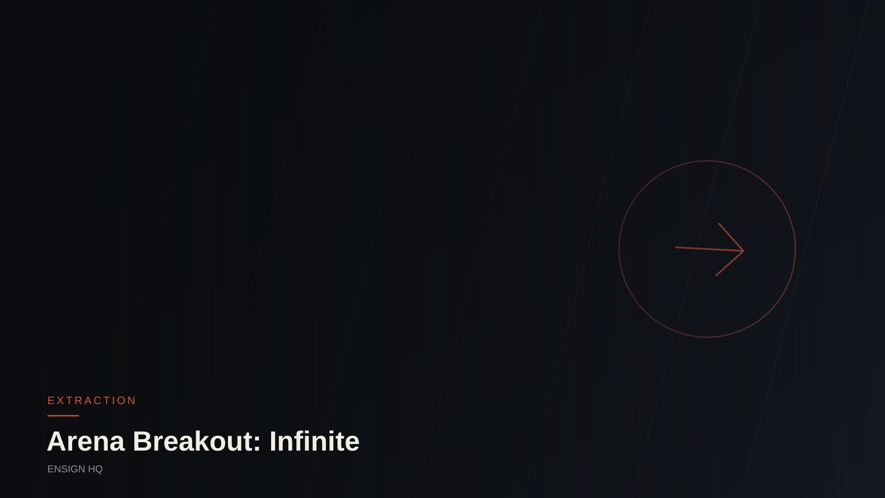 Arena Breakout: Infinite faction hub