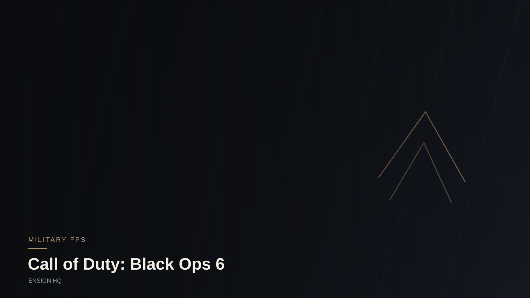 Call of Duty: Black Ops 6 faction hub