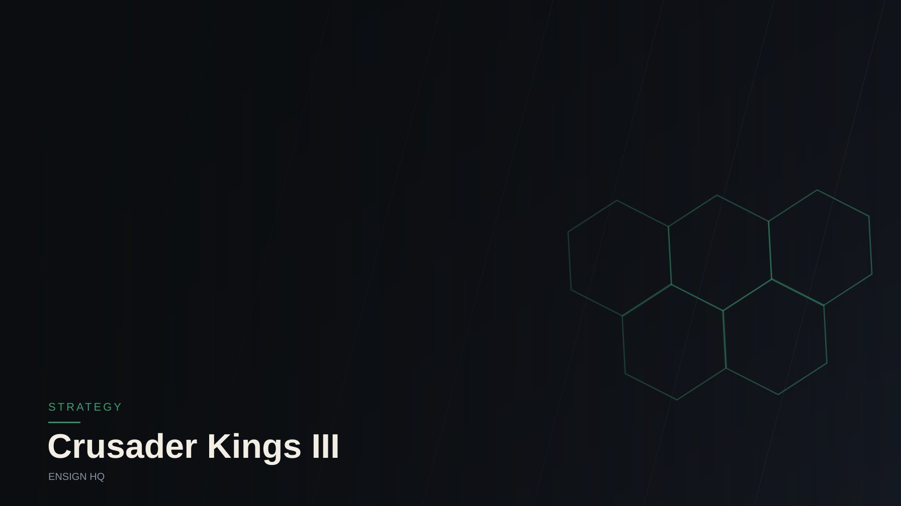 Crusader Kings III faction hub