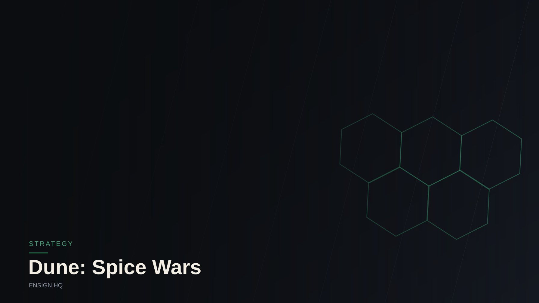 Dune: Spice Wars faction hub