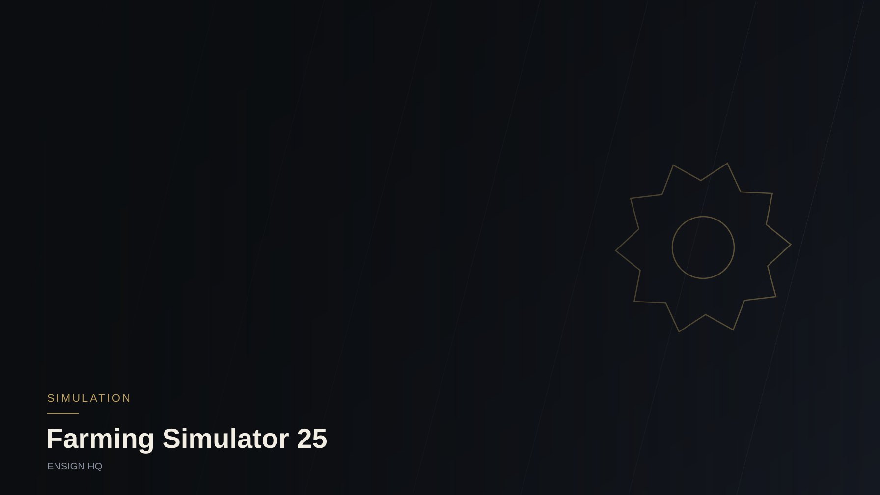 Farming Simulator 25 faction hub