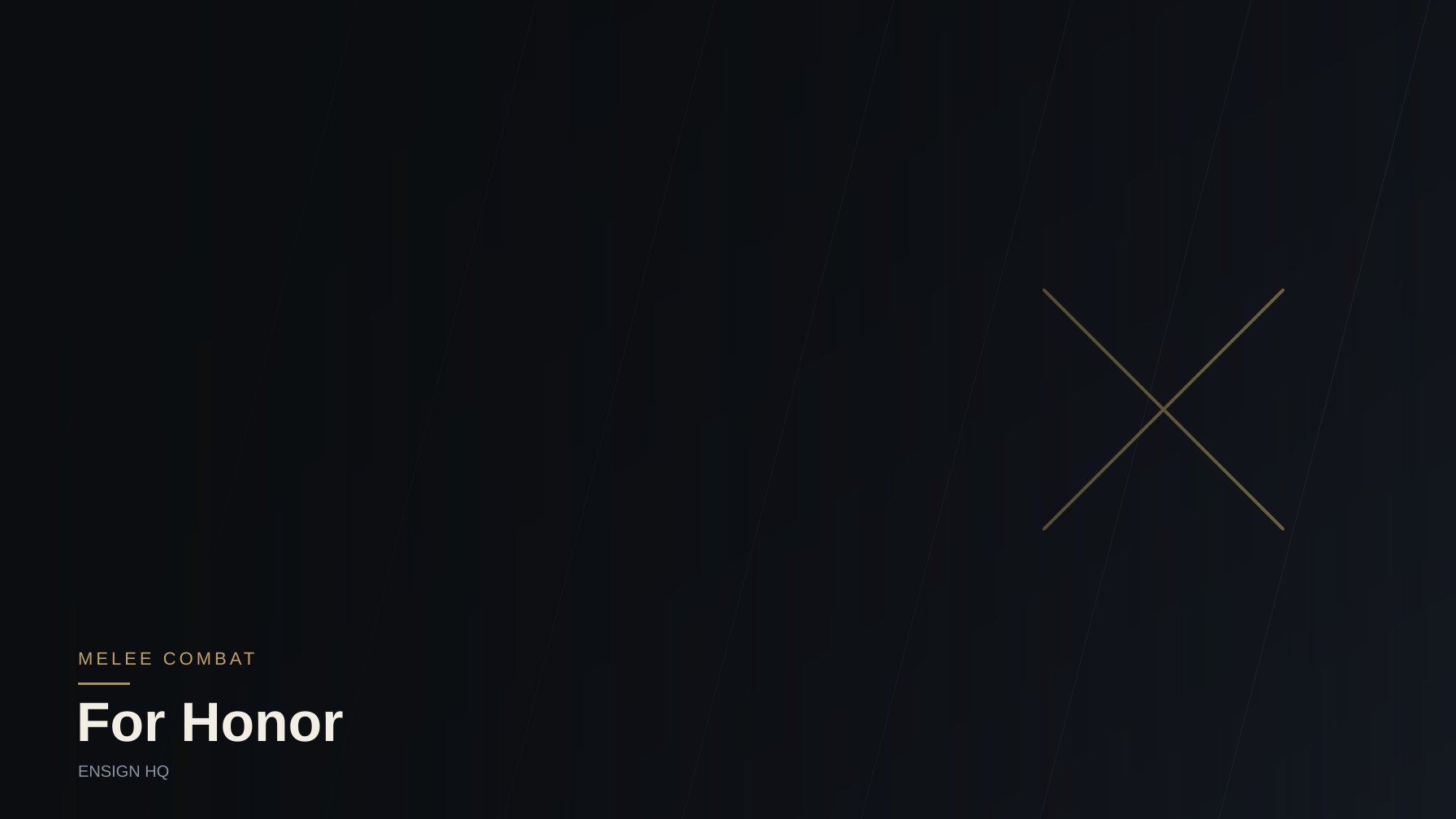 For Honor faction hub