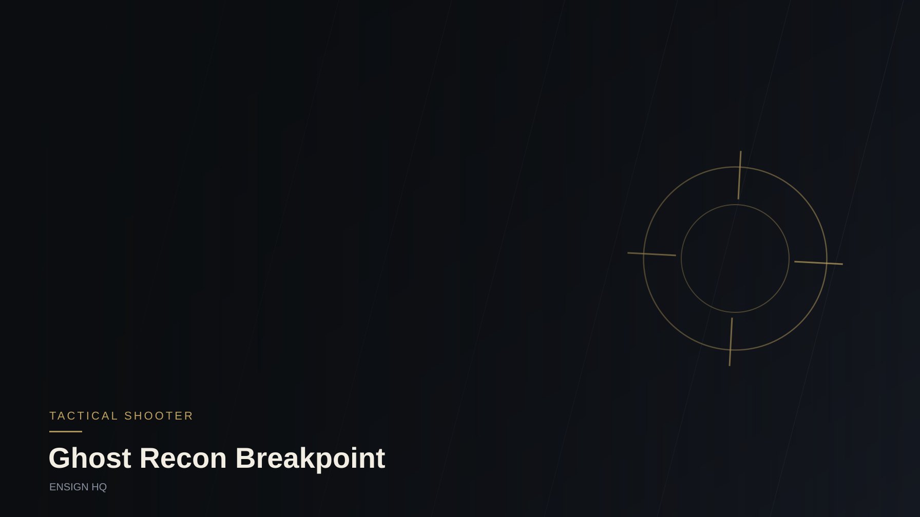 Ghost Recon Breakpoint faction hub