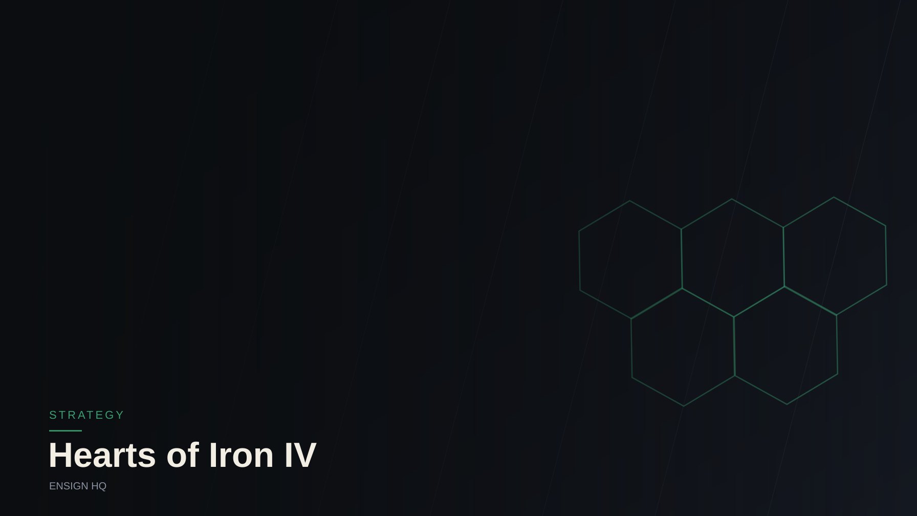 Hearts of Iron IV faction hub