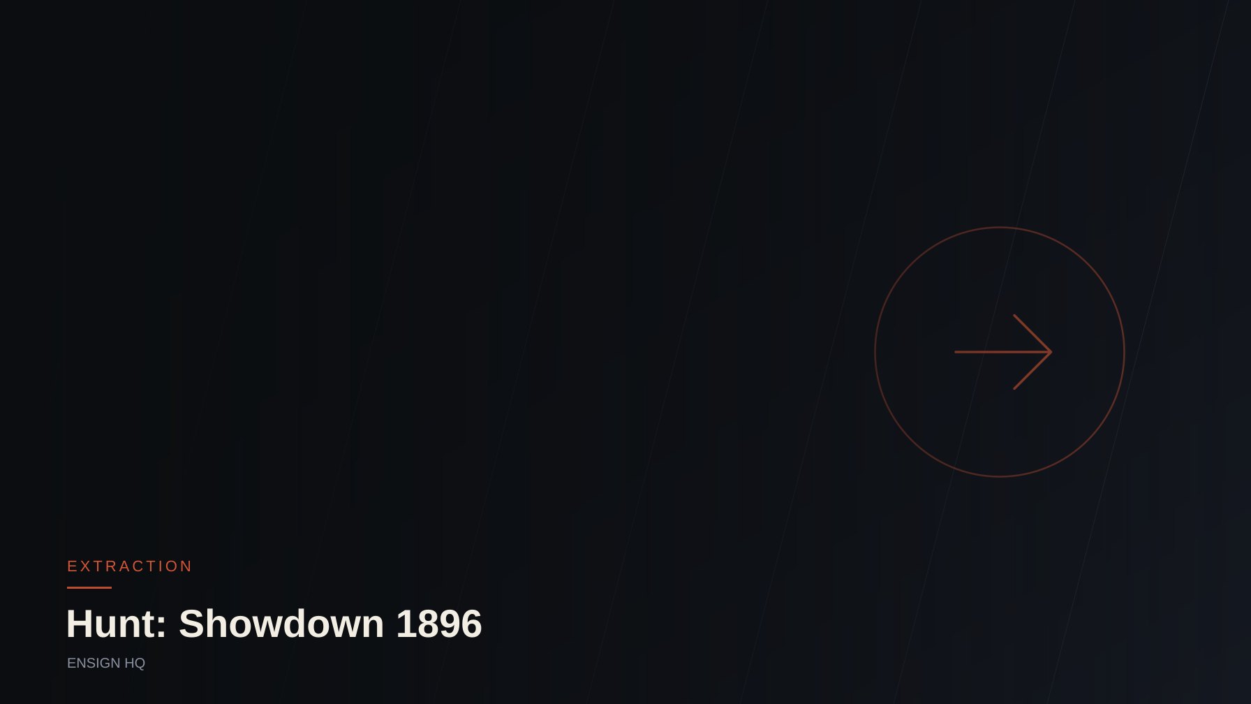 Hunt: Showdown 1896 faction hub