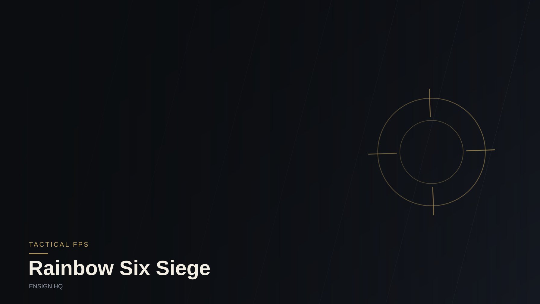 Rainbow Six Siege faction hub