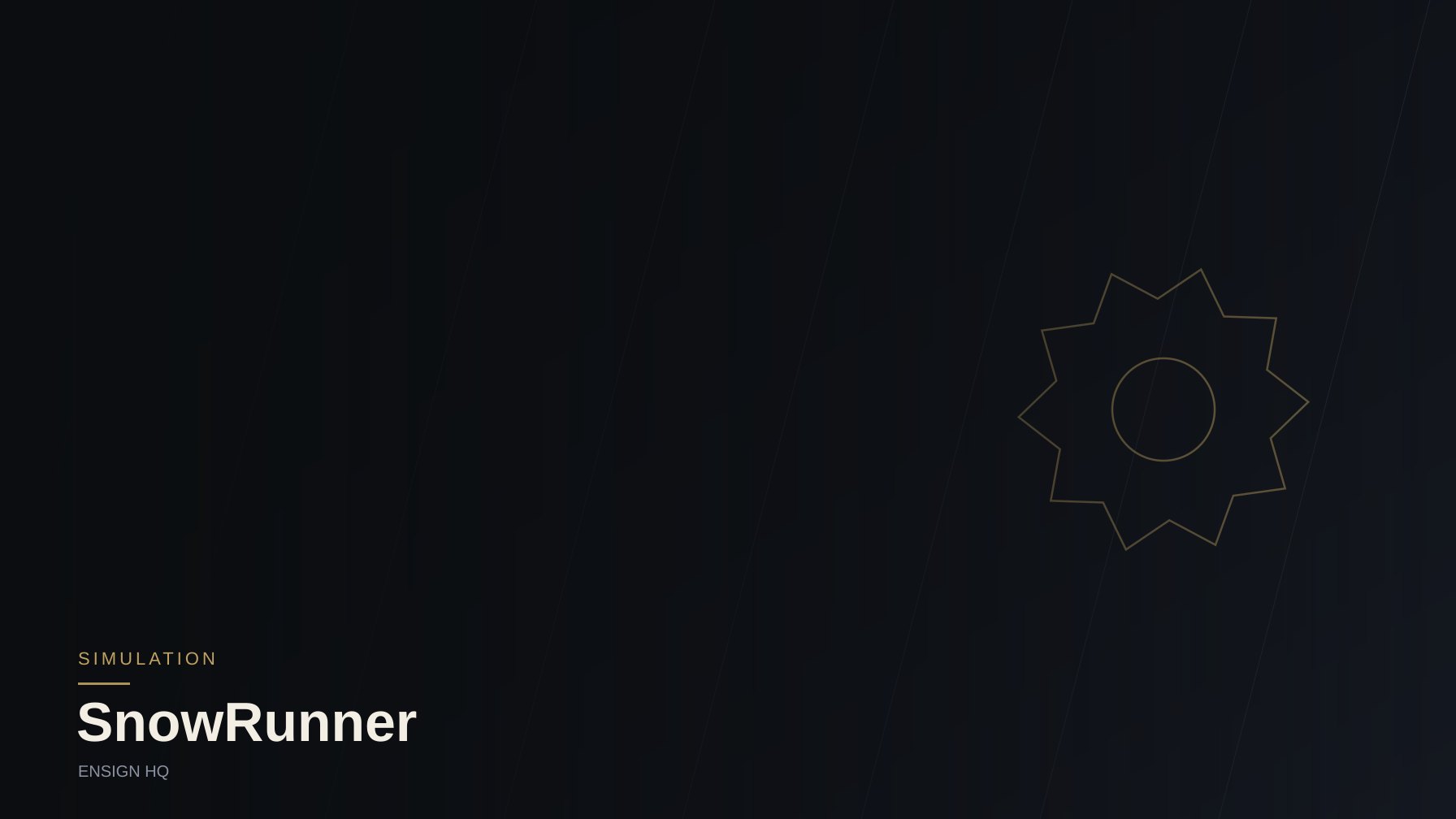 SnowRunner faction hub