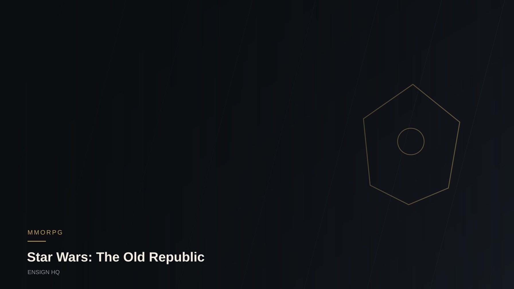 Star Wars: The Old Republic faction hub
