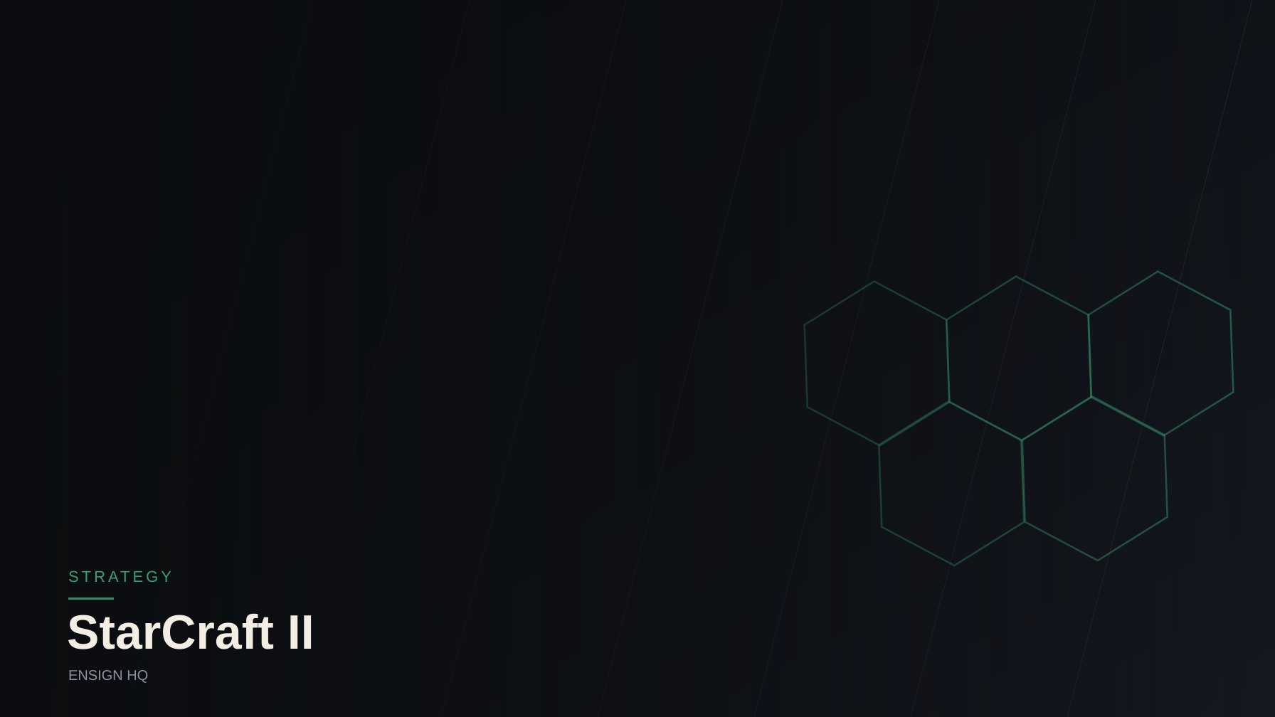StarCraft II faction hub