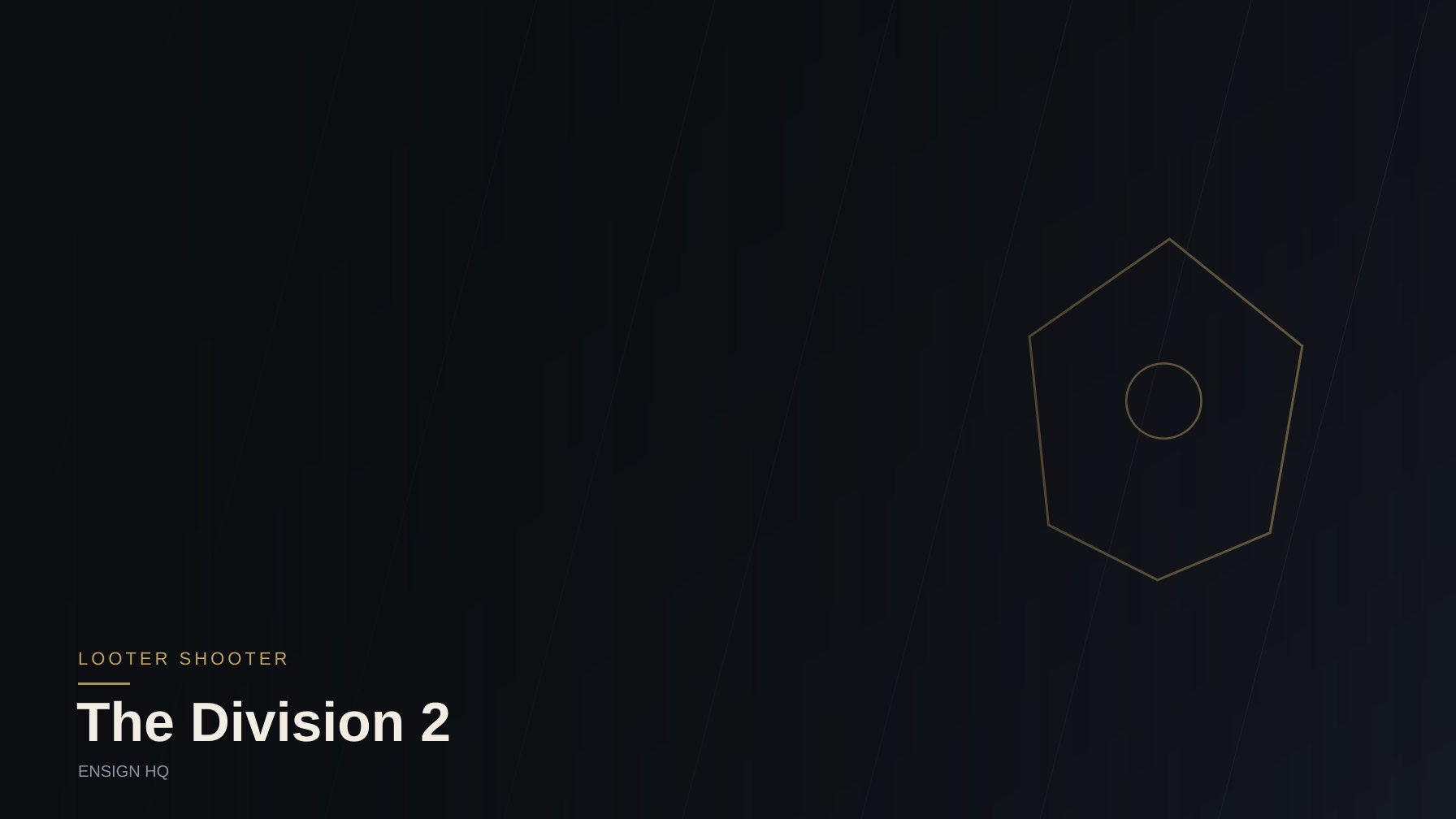 The Division 2 faction hub